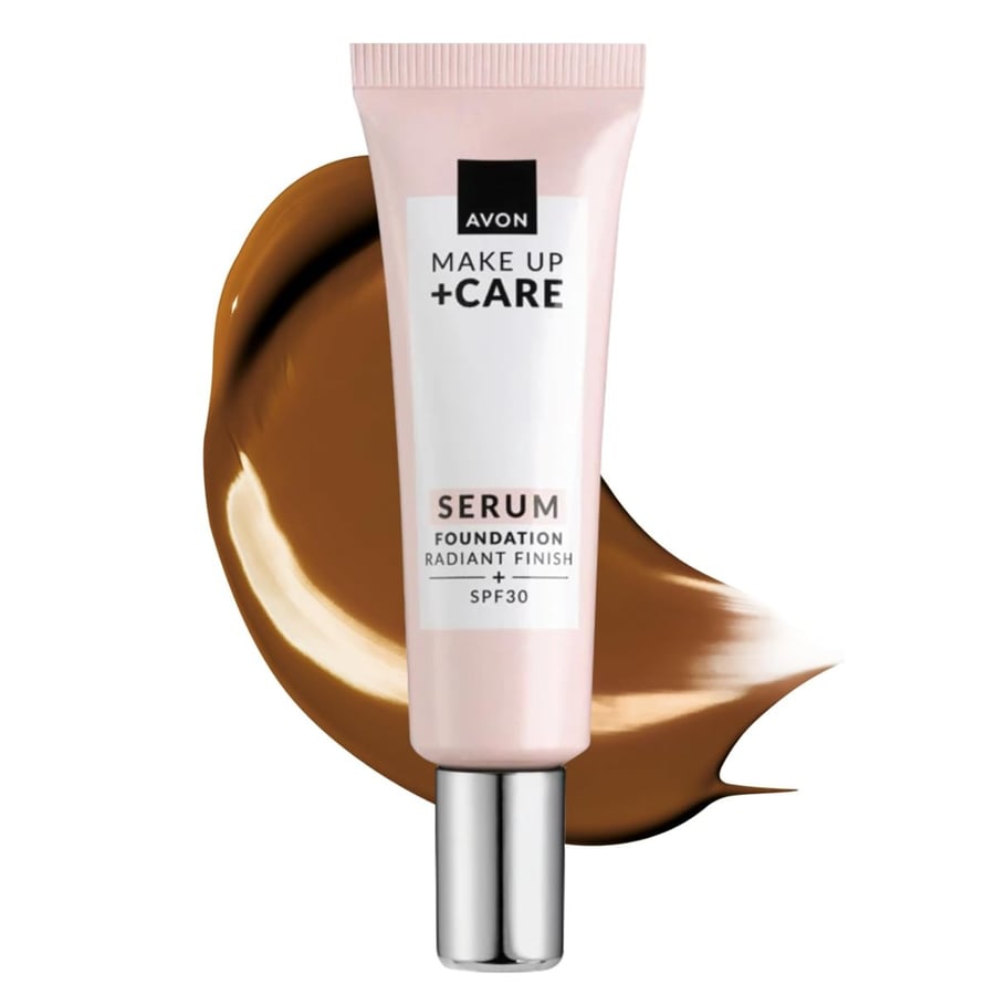 

Make Up + Care Foundation - сыворотка 3в1 - 525N (Темное какао) AVON