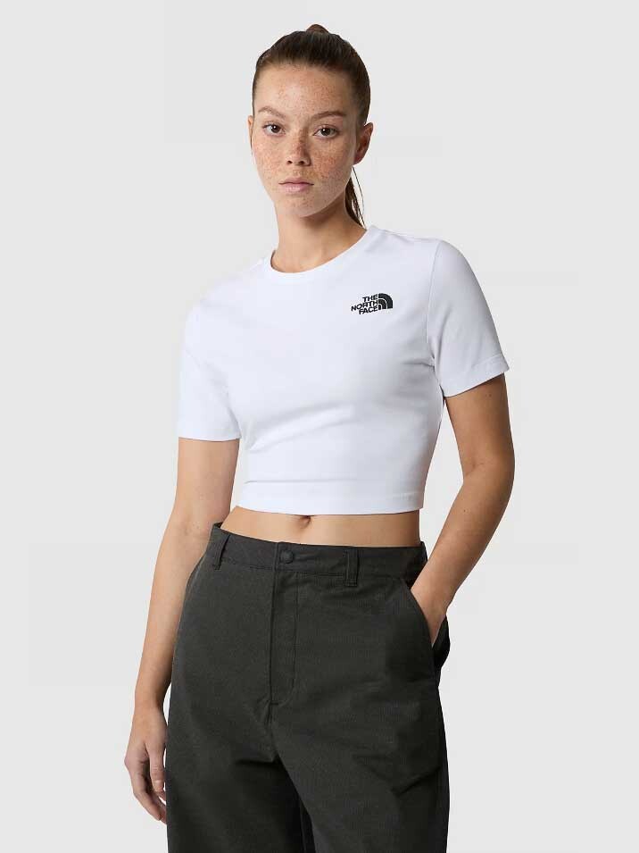 

Футболка The North Face W CROP S/S, белый