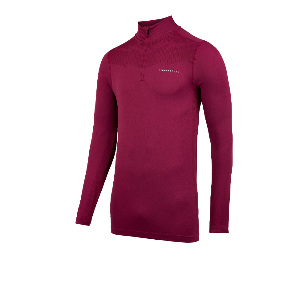 

Спортивный топ Higher State Seamfree Half Zip Running, красный