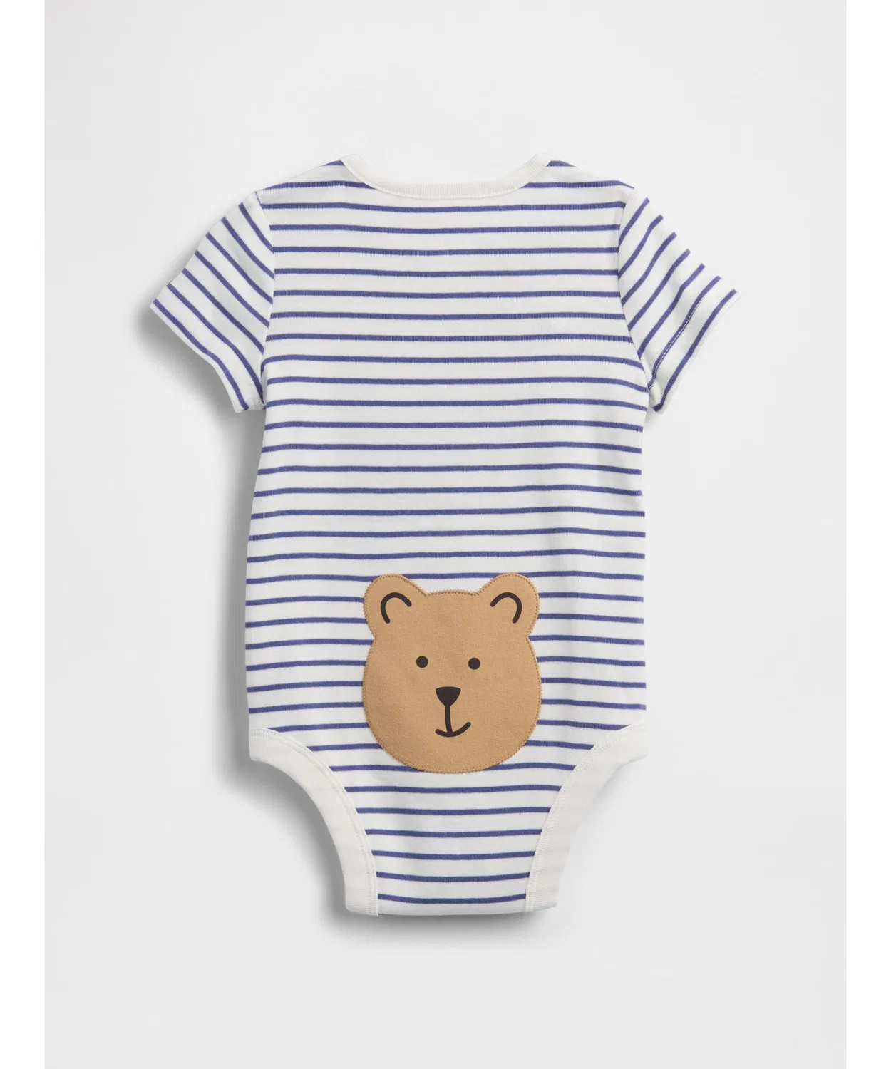 Боди-бодисуит для малышей Brannan Bear, хлопковый джерси, белый с синим