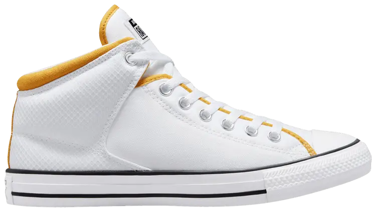 

Кроссовки Converse Chuck Taylor All Star High Street Mid 'Retro Sport - White Thriftshop Yellow Black', белый