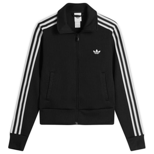 

Вязаный топ-трек Firebird adicolor Adidas, черно-белый
