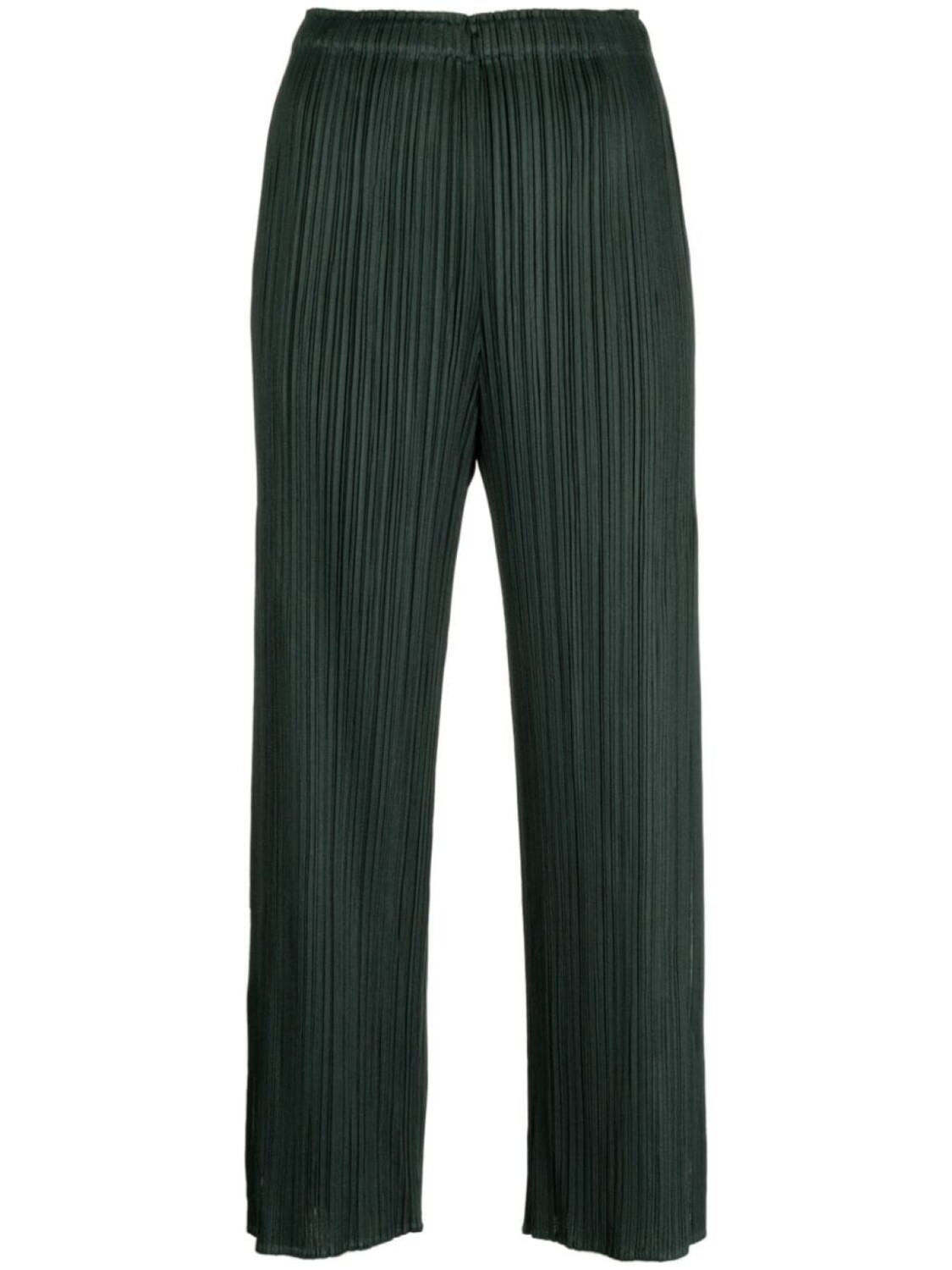 

Pleats Please Issey Miyake укороченные плиссированные брюки Mc July, зеленый