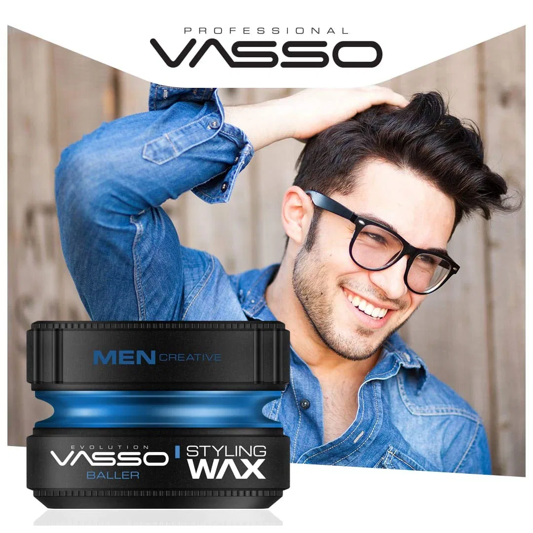 Набор гелей-восков для укладки волос «Pro-Aqua Baller Blue & Usher Orange» от Vasso (2 шт.) Vasso — фото 4