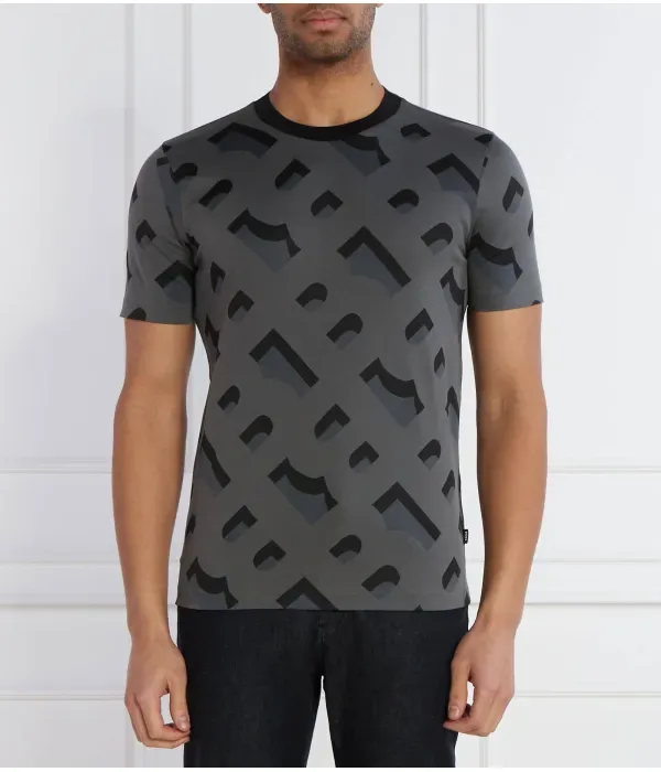 Футболка Тибурт 419 regular fit Boss, графитовый