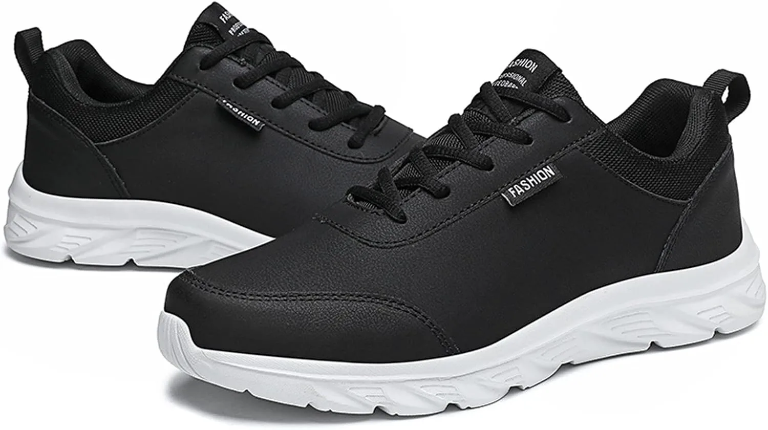 

Мужские прогулочные кроссовки Мода Мужские сетчатые туристические повседневные спортивные кроссовки на шнуровке однотонные дышащие мягкие Generic, белый