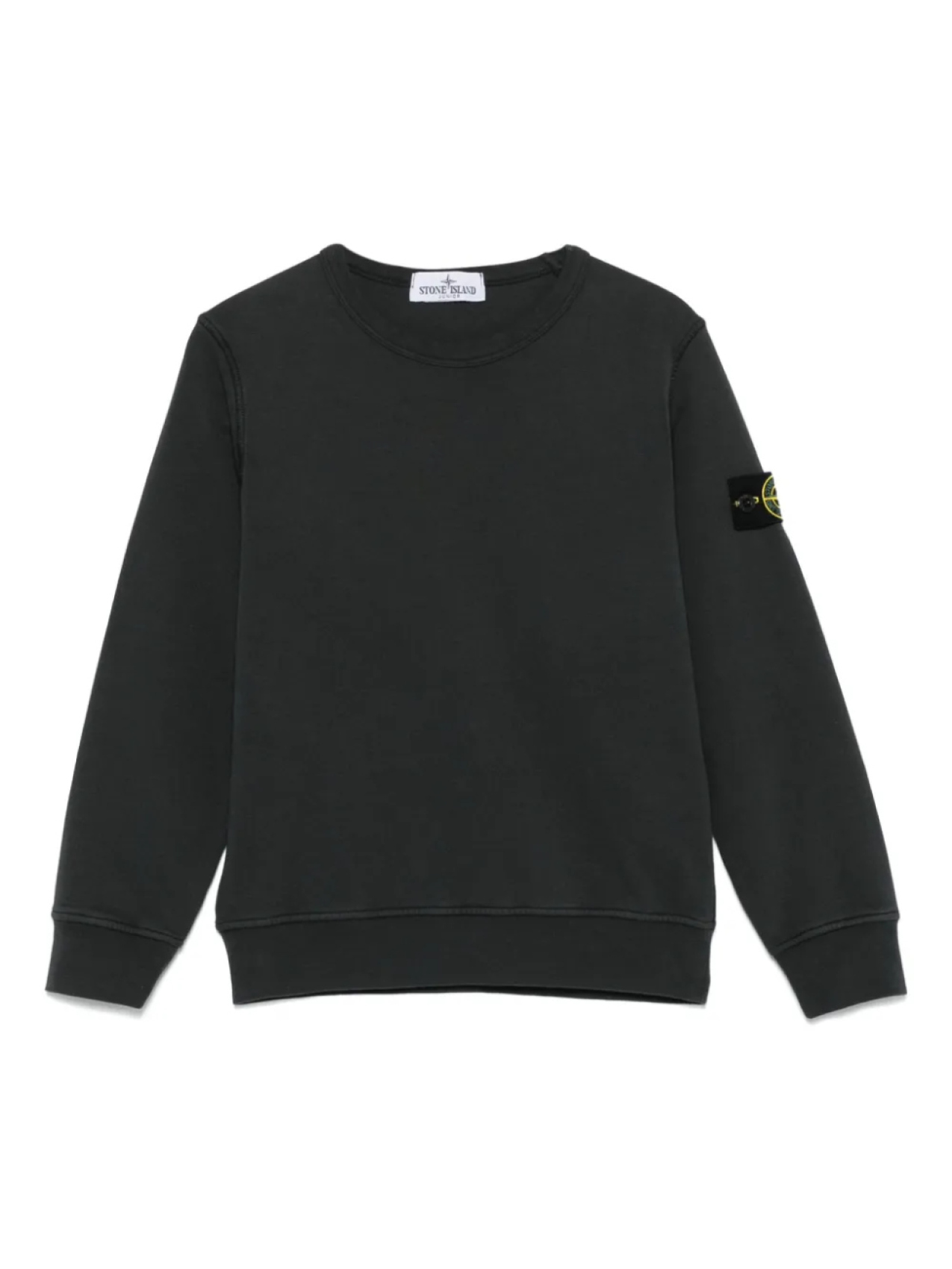 

Толстовка с нашивкой Compass Stone Island Junior, серый