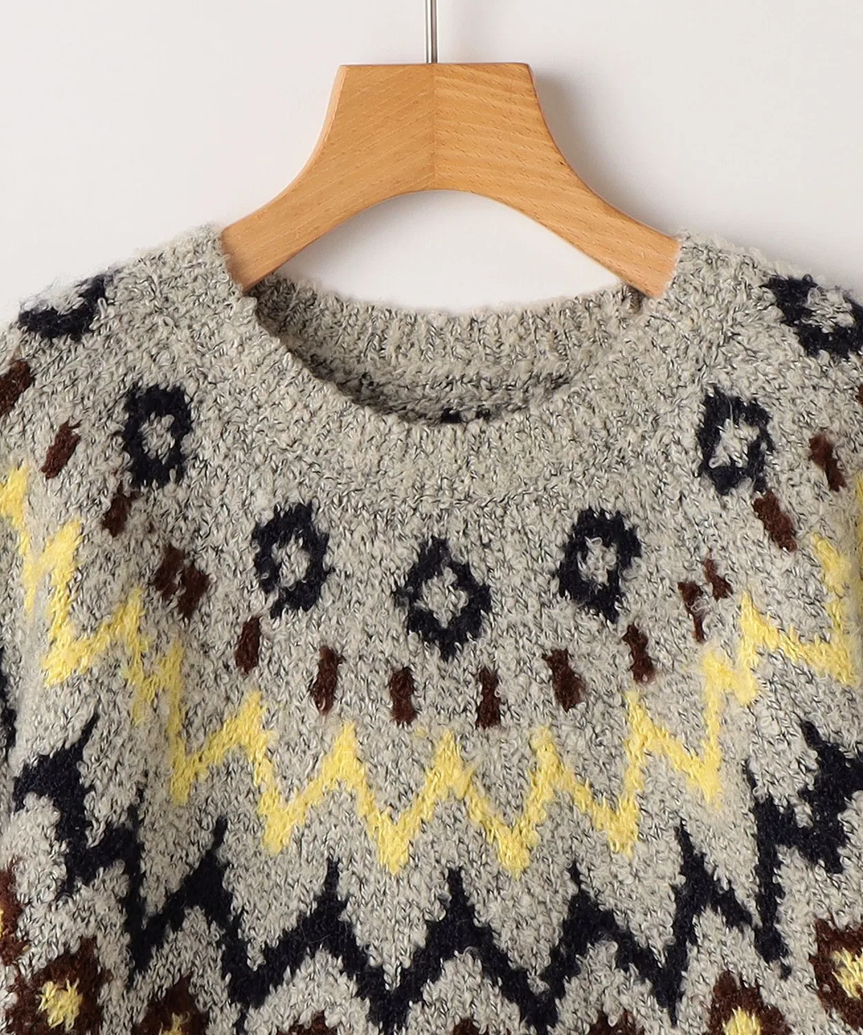 Детский свитер с Fair Isle узором SHIPS KIDS, 80-90см, серый — фото 3
