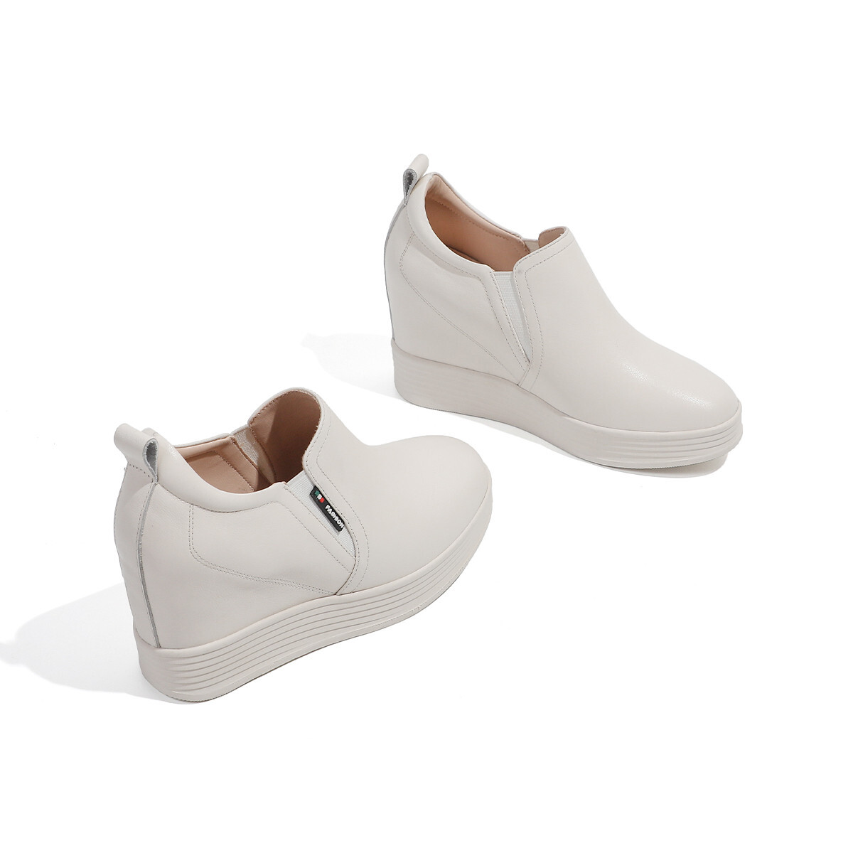Туфли женские повседневные Women's Casual Shoes Women's Beige Mulinsen — фото 4