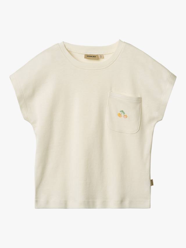 

Детская футболка Signe с коротким рукавом из органического хлопка WHEAT