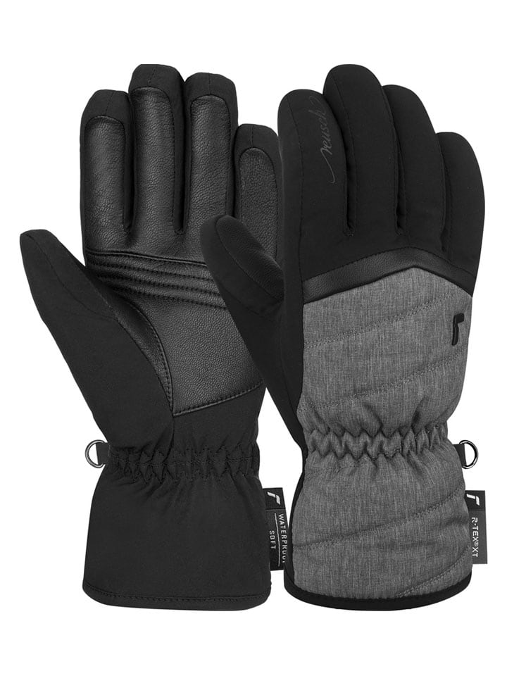 

Reusch Функциональные перчатки с открытыми пальцами "Lenda" в черно-сером цвете