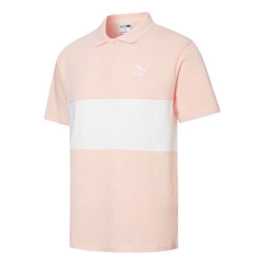 

Рубашка поло classics patchwork tee 'pink' Puma, розовый