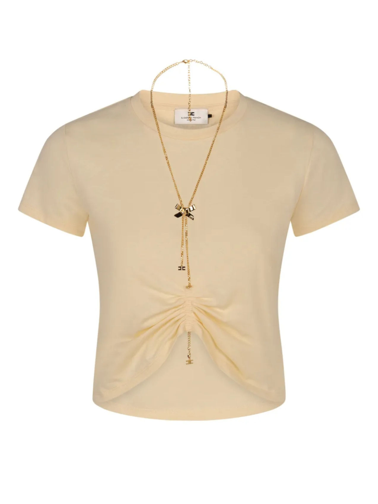 

Футболка с логотипом Elisabetta Franchi, нейтральный