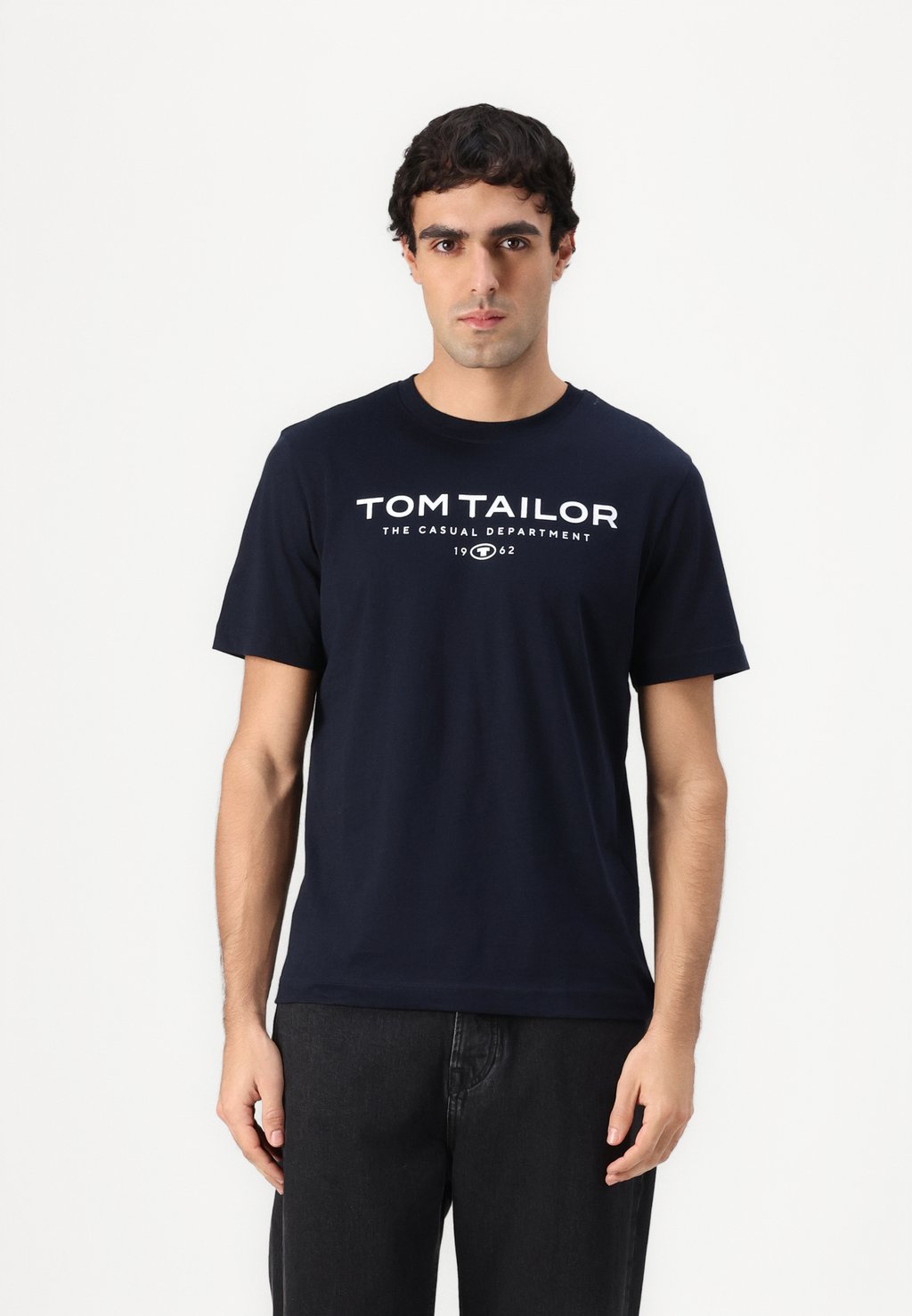 

Футболка с принтом TOM TAILOR, темно-синий