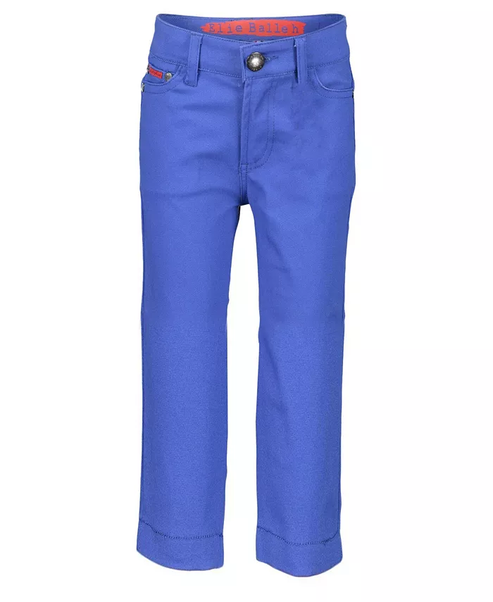 

Брюки Big Boys Royal Slim Fit с пятью карманами из твила Elie Balleh, синий