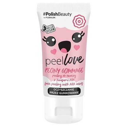 

Peellove Peeling Peony Gommage с ага-кислотами, Floslek