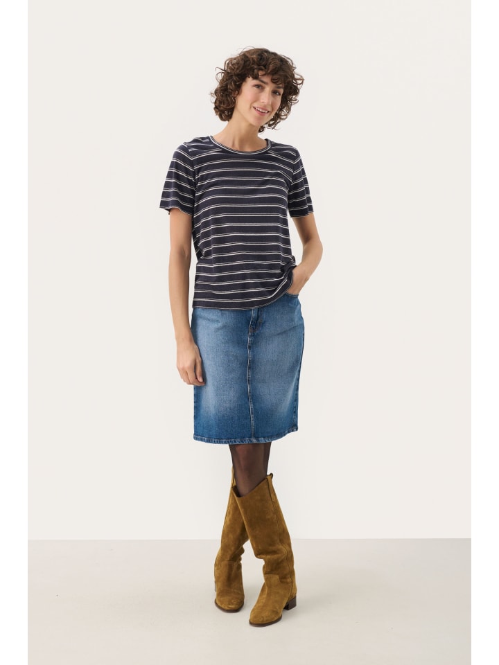 

Футболка NacimaPW свободного кроя в полоску After Midnight PART TWO, Синий, Футболка NacimaPW свободного кроя в полоску After Midnight PART TWO