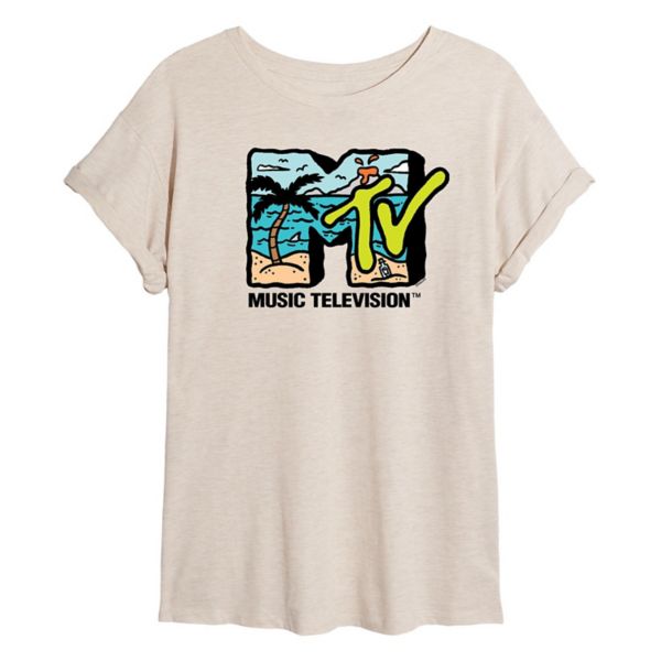 

Оверсайз футболка MTV Beach для подростков Licensed Character, бежевый