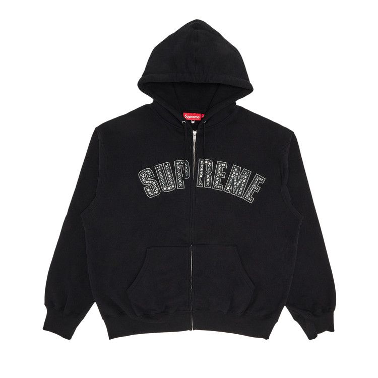 

Толстовка Supreme x B.B. Simon Zip Up Hooded Sweatshirt, Black