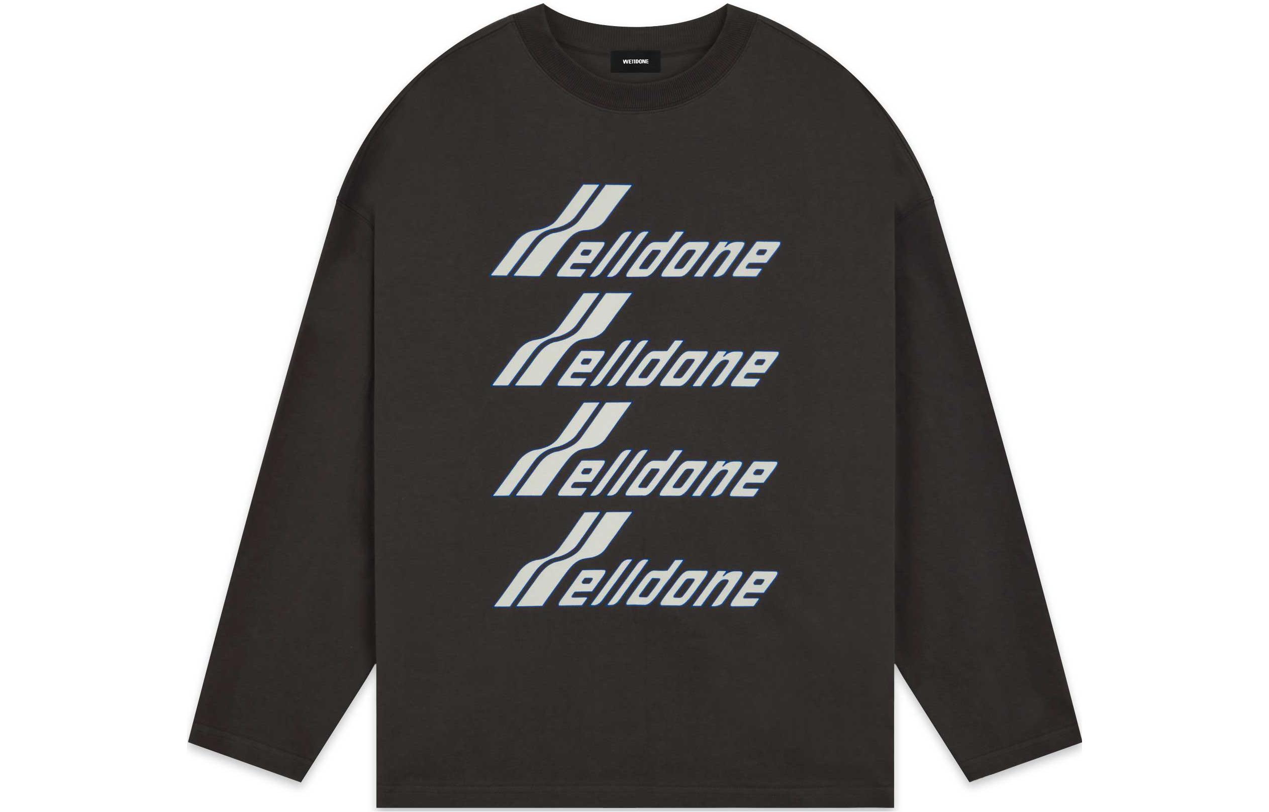 

Свитшот унисекс темно-серый WE11DONE