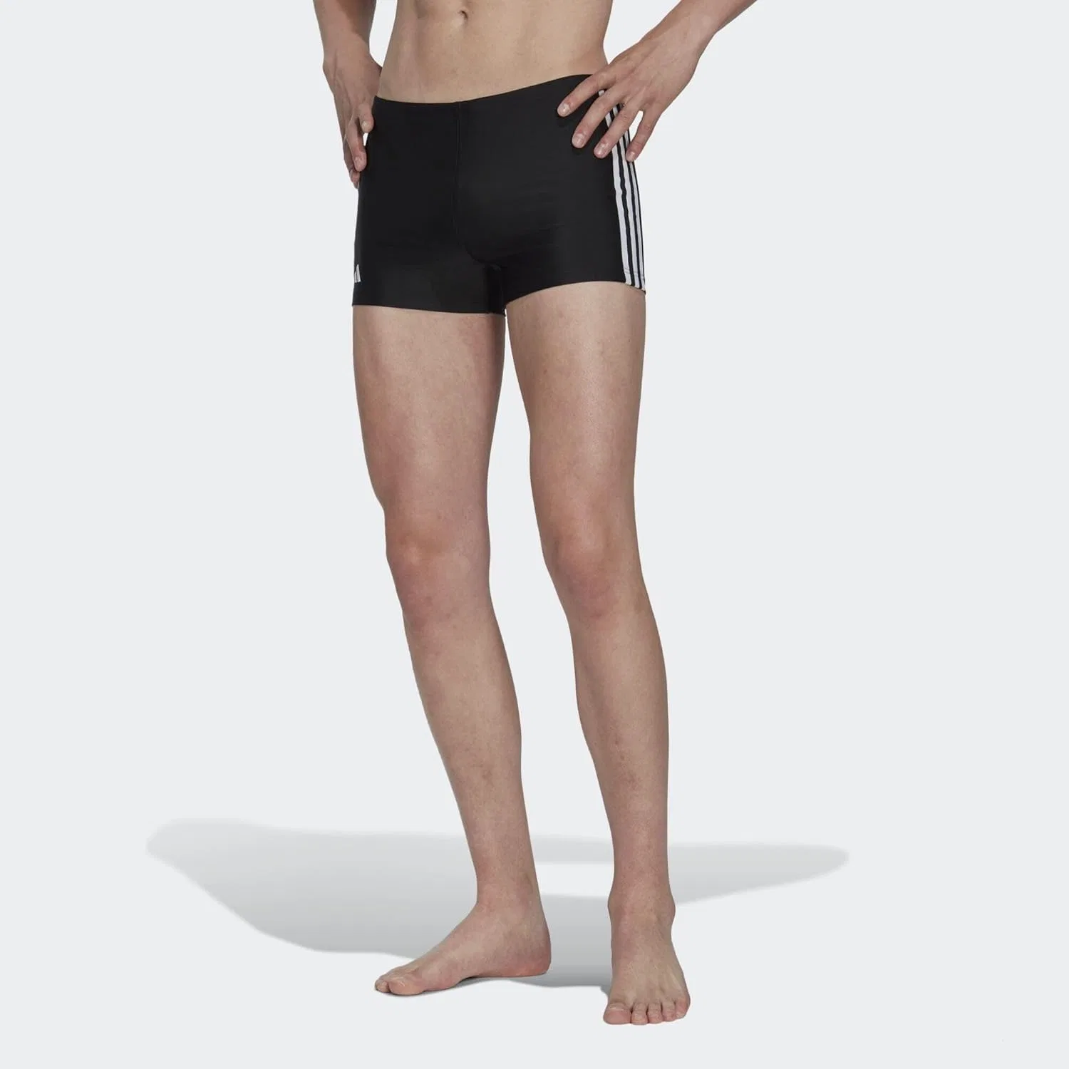Плавки Adidas Classic 3-Stripes, черно-белый — фото 2