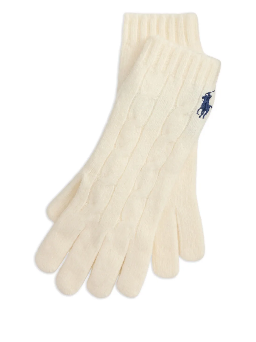 

Перчатки фактурной вязки POLO RALPH LAUREN, нейтральный