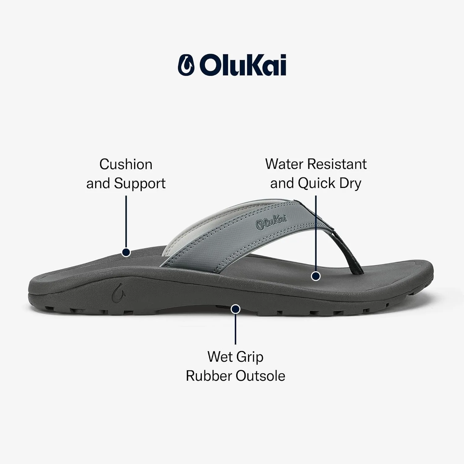 Шлепанцы OLUKAI mens Ohana — фото 4