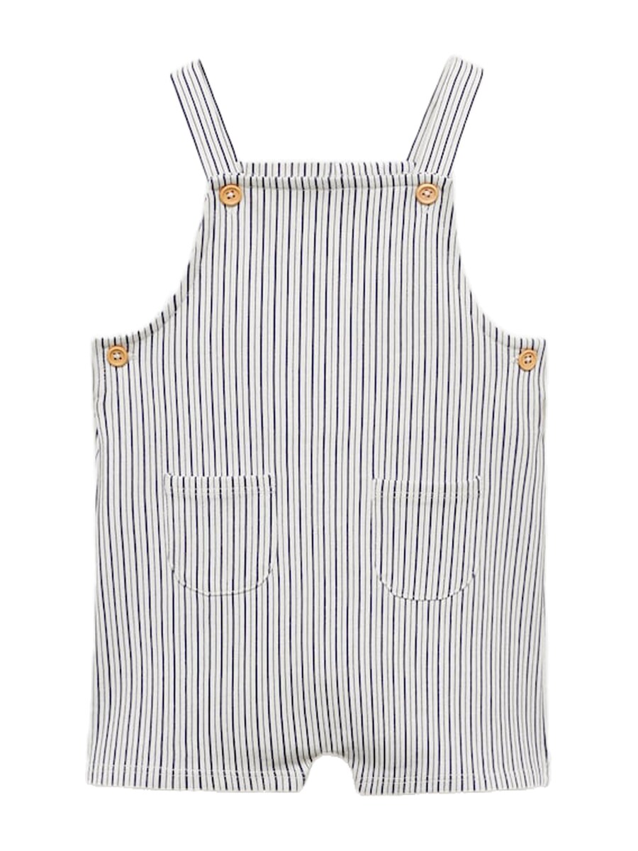 

Обычный комбинезон MANGO KIDS DUNGAREES MARINE, белый