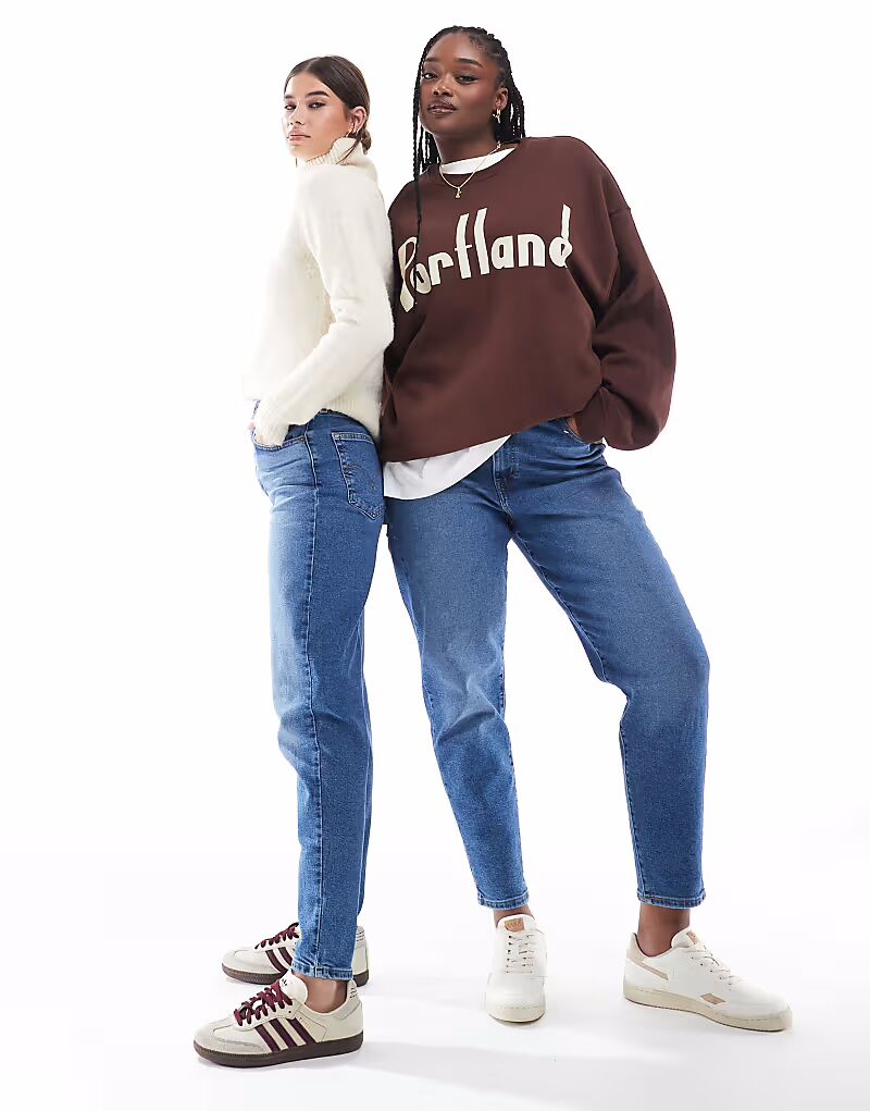 

Джинсы mom с высокой талией, средней степени стирки Levi'S