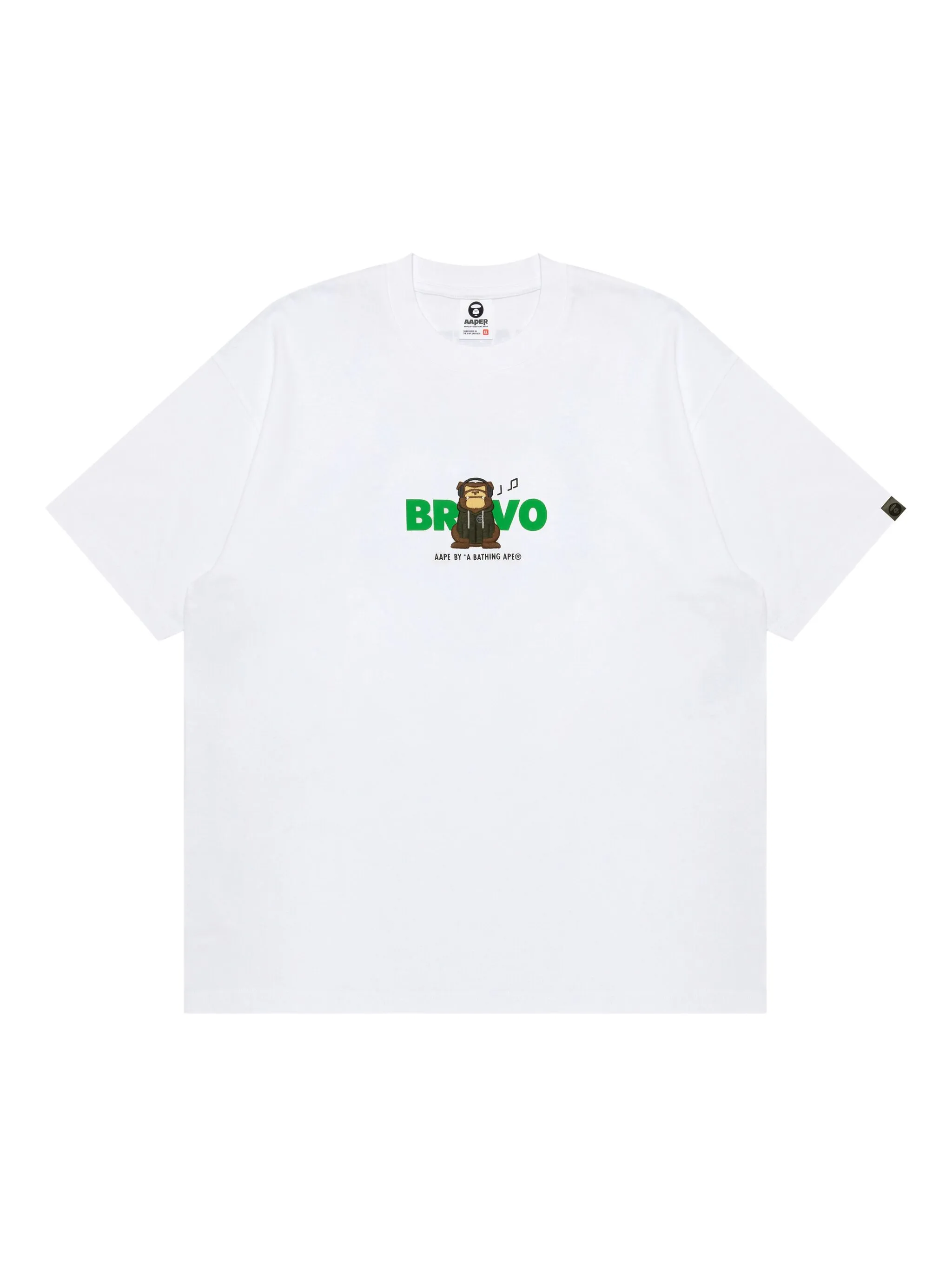 

Футболка с круглым вырезом Aape By A Bathing Ape, белый