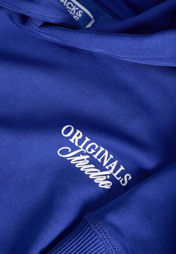 Худи с опечаткой норребро Jack & Jones, Blau — фото 4