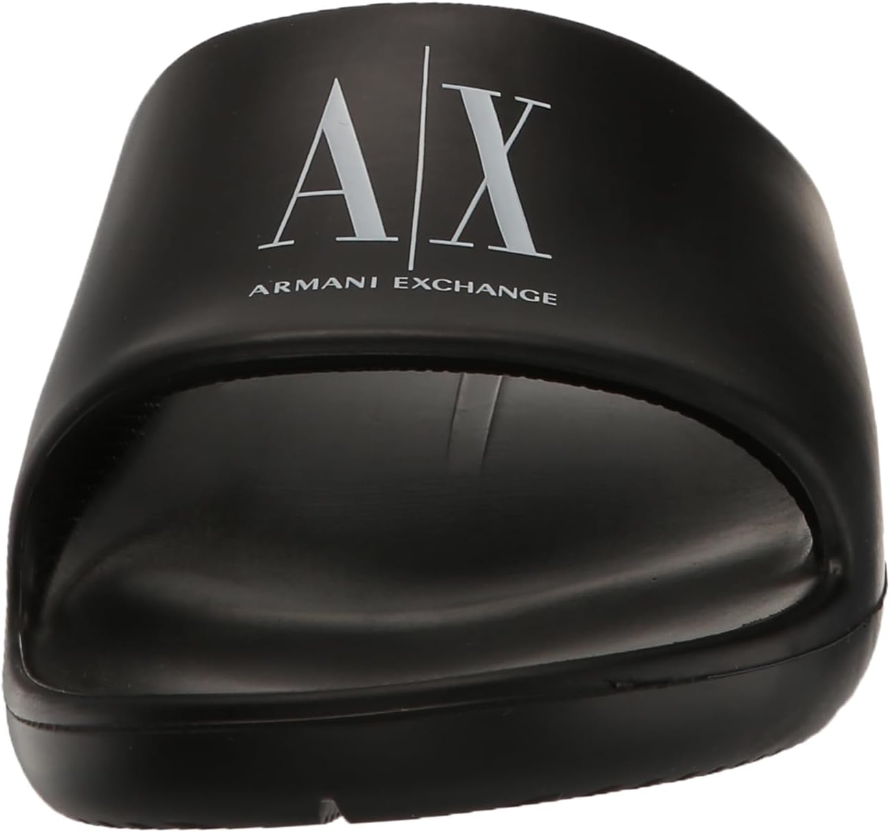 Мужские шлепанцы Armani Exchange Icon Project с логотипом, белый — фото 2