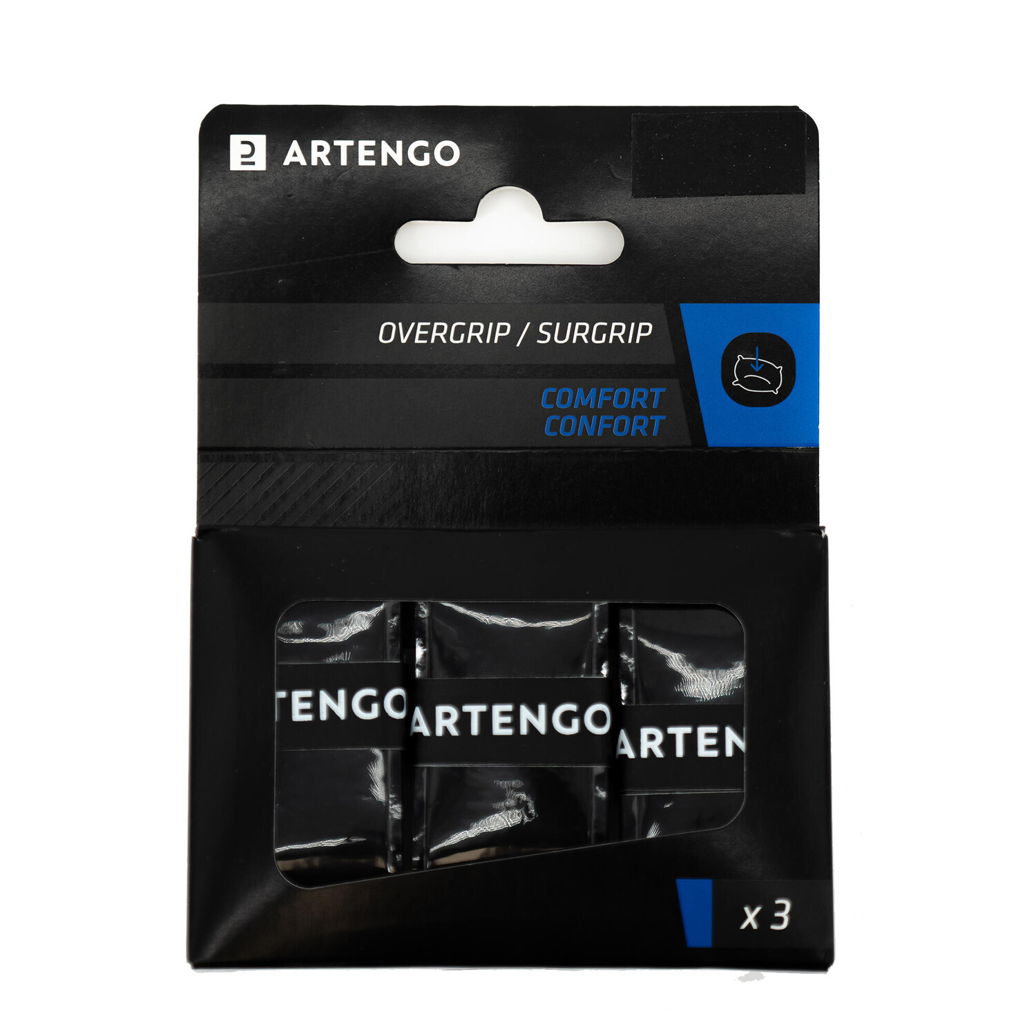 

Комплект Comfort Tennis Overgrip Tri-Pack - черный Artengo