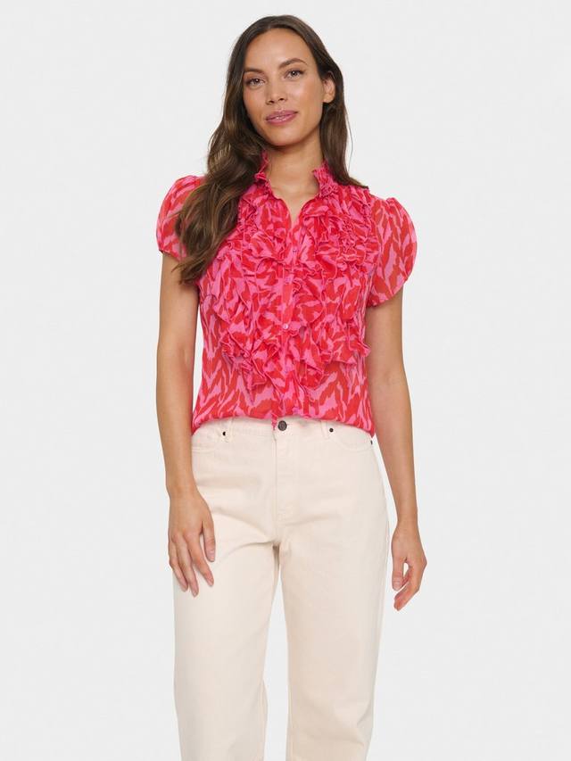 

Lilja абстрактная мятная блузка Saint Tropez, Pink/Multi