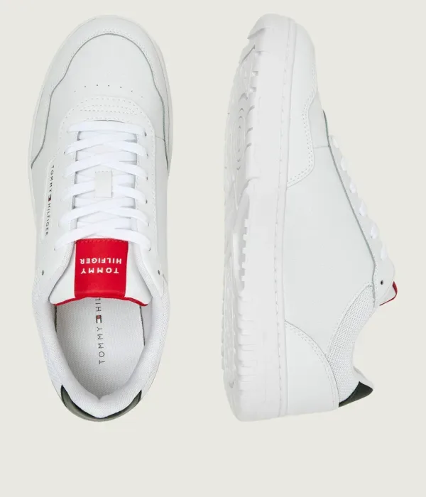 Кожаные кроссовки BASKET CORE LITE LTH Tommy Hilfiger, белый — фото 4