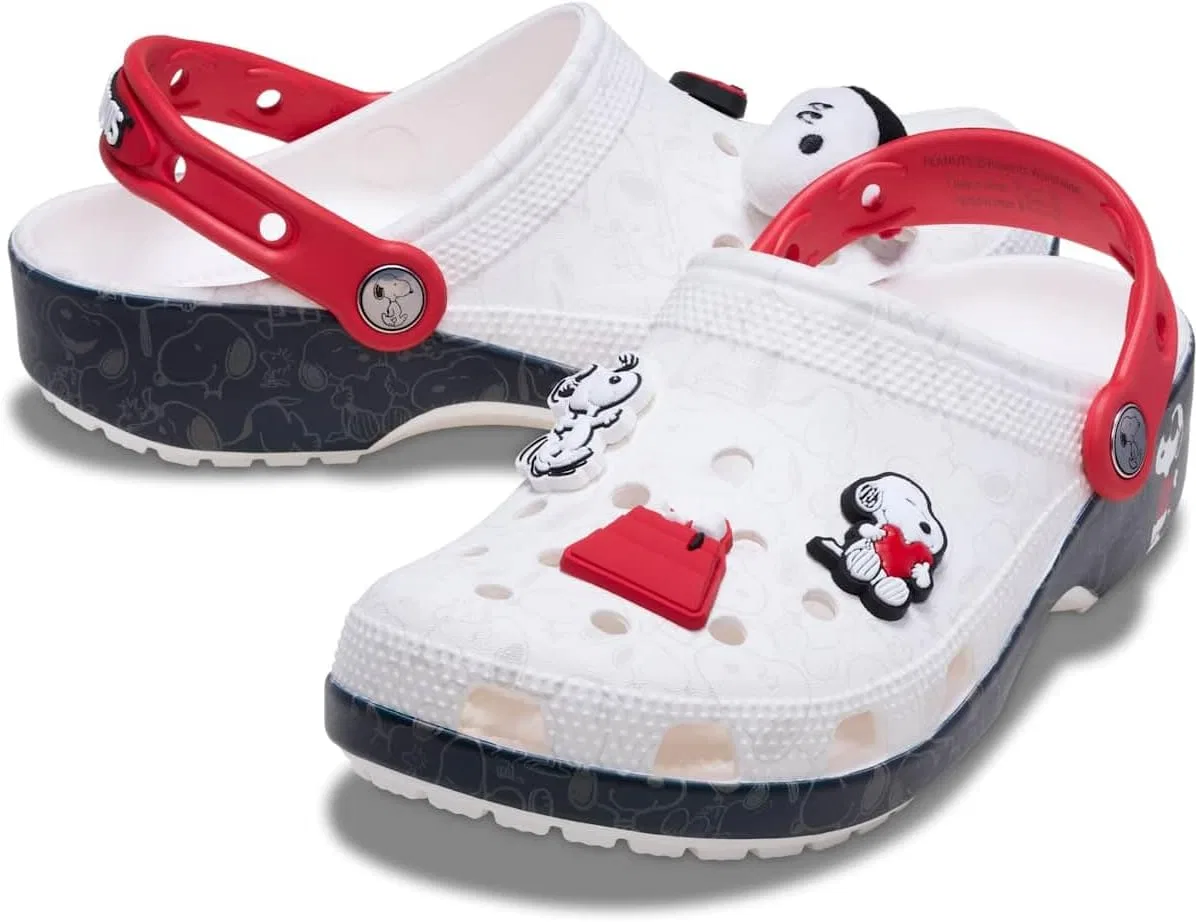 Классические сабо Crocs Unisex с подвеской Peanuts, Multicoloured — фото 2
