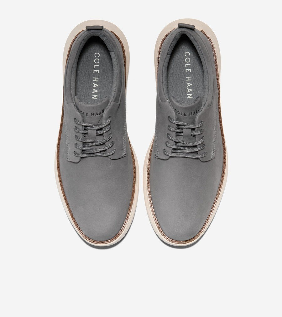 Кожаные туфли оксфорды Cole Haan Grand Remix C40424 мужские Quiet Shade, серый — фото 3