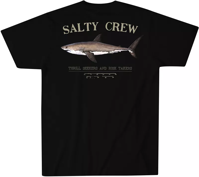 

Мужская футболка Salty Crew с коротким рукавом Брюс, черный