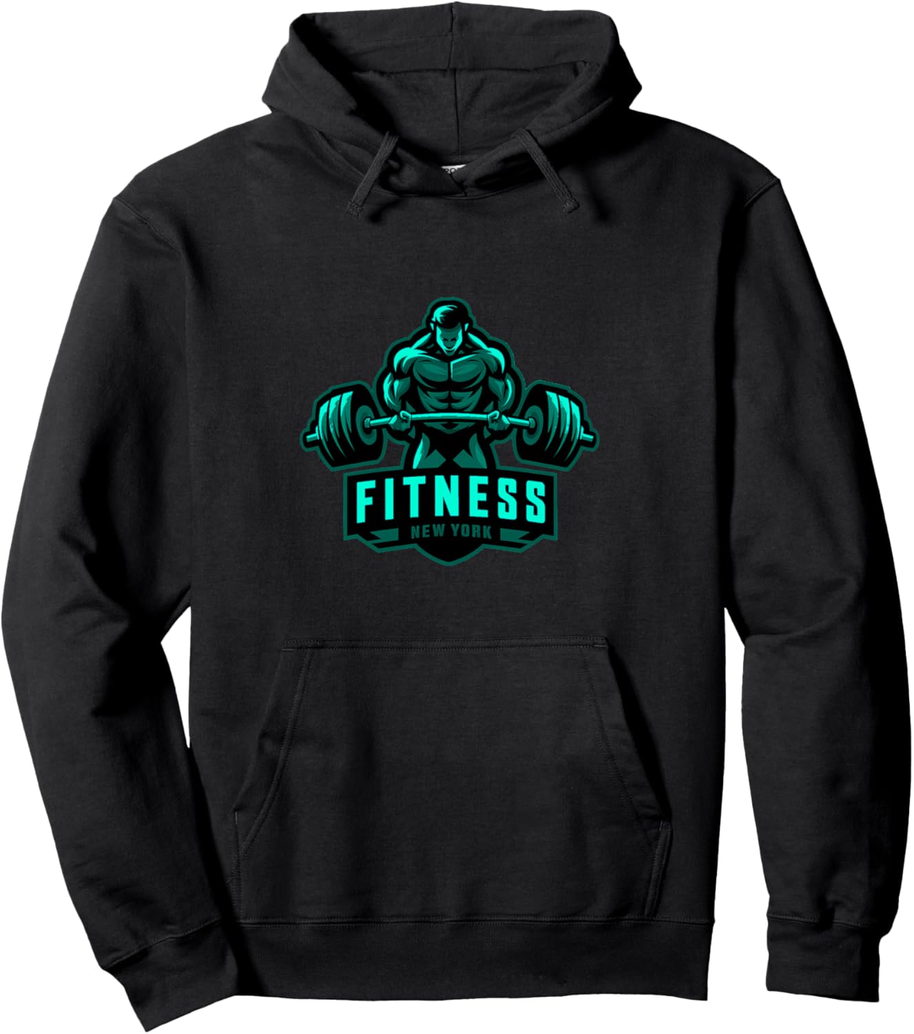 

Худи для тренировок New York City Fitness USA NYC New York Fitness United States Usa Nyc Workout, черный