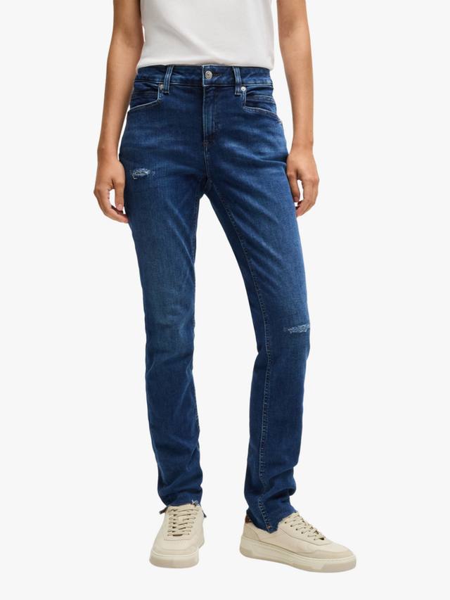 

Джинсы BOSS Jackie Mid Rise HUGO BOSS, Dark Blue