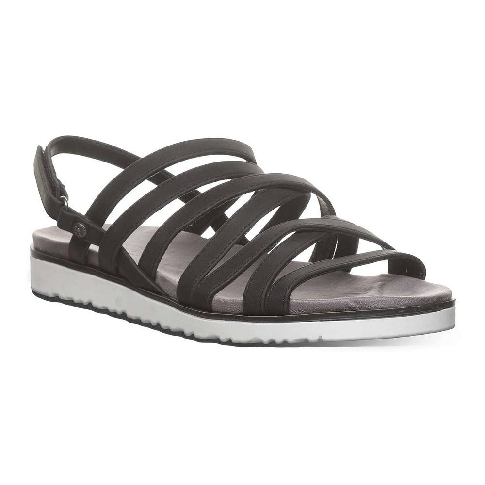 Женские босоножки Bearpaw Crete с ремешками и пяткой на пятке, черный