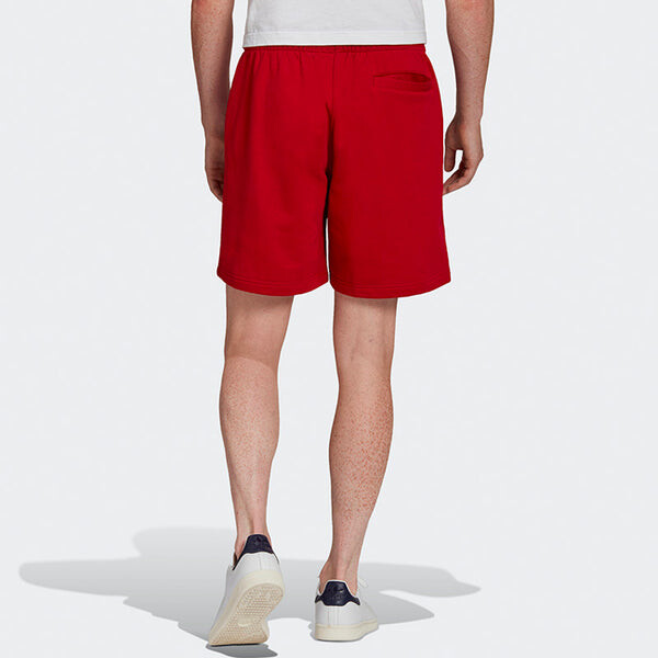 Шорты men's loose lacing sports red shorts Adidas, красный — фото 4