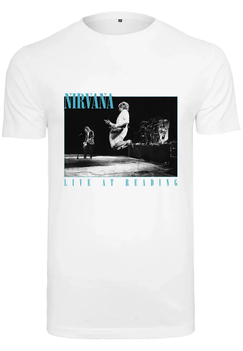 

Рубашка с короткими рукавами Merchcode " Merchcode Men's Nirvana Live in Reading Tee", белый