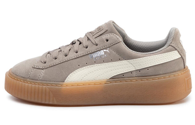 

Замшевые туфли для скейтбординга женские низкие серые/коричневые Puma