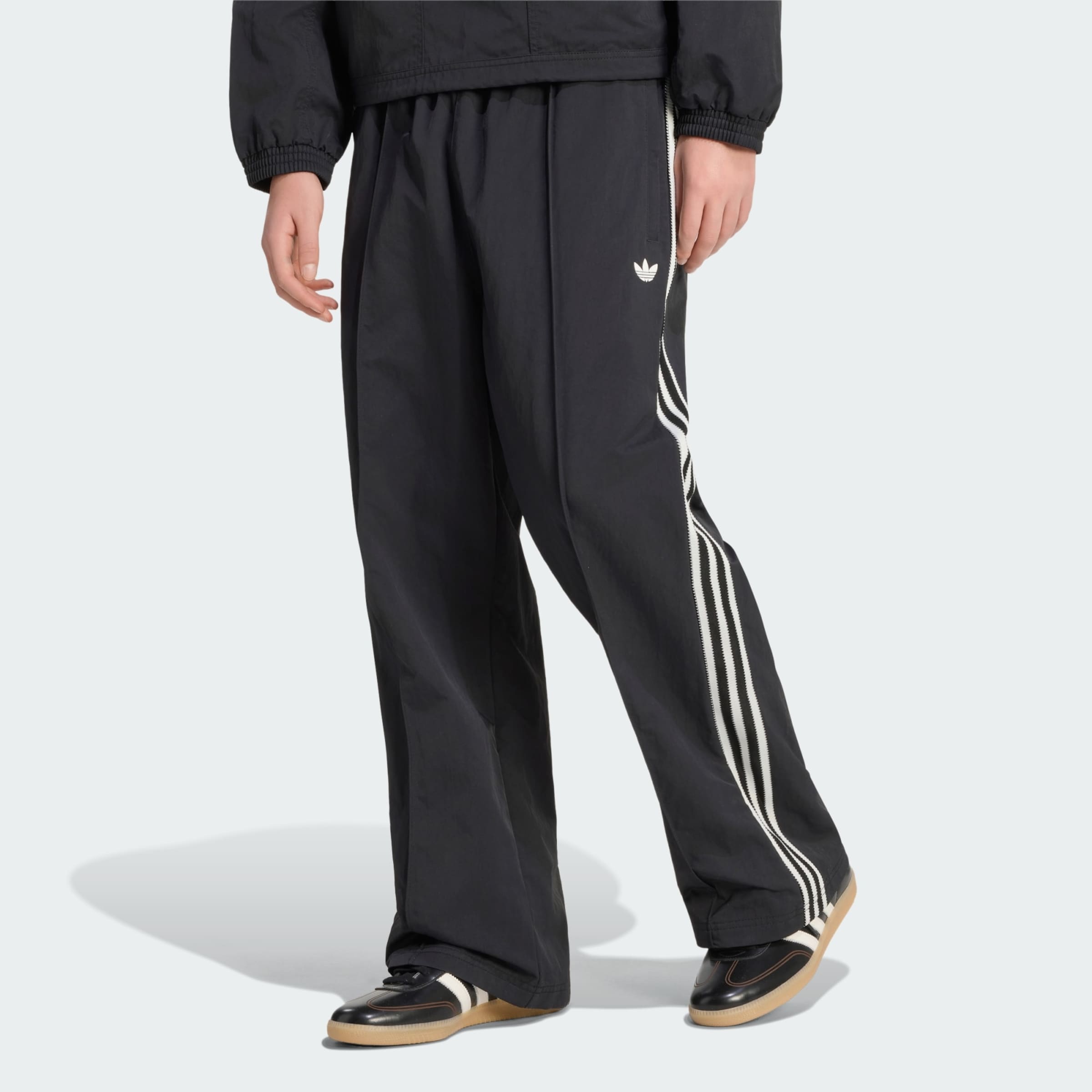 Adidas Originals Широкие брюки 'Britcore' в черном цвете — фото 4