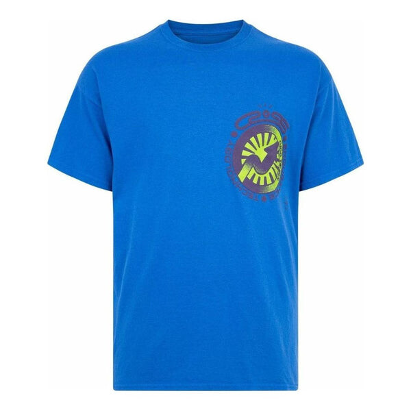 

Футболка cactus jack ss22 crew neck t-shirt 'blue' Travis Scott, синий
