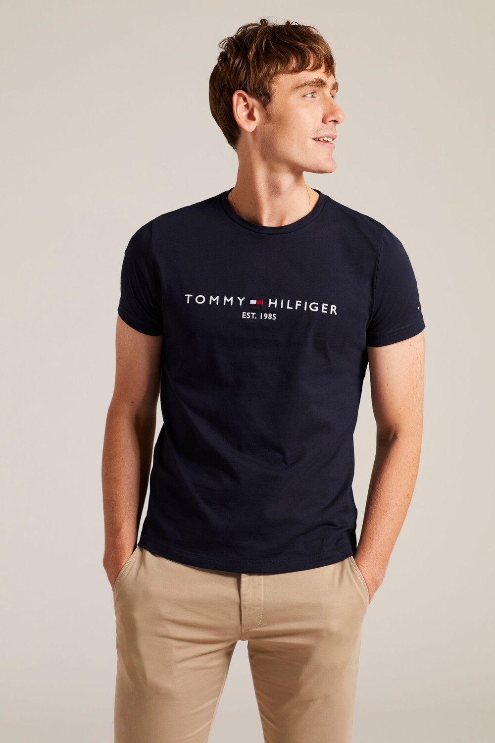 

Футболка с логотипом Tommy Hilfiger, синий