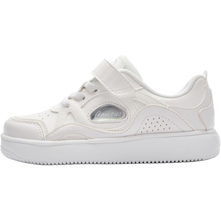 

Износостойкие легкие амортизирующие низкие детские скейтерские кроссовки Kids' BALABALA, белый