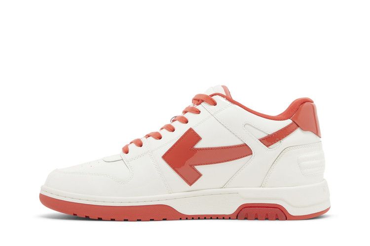 Кроссовки Off-White Off-White Out of Office 'White Red Patent', белый — фото 4