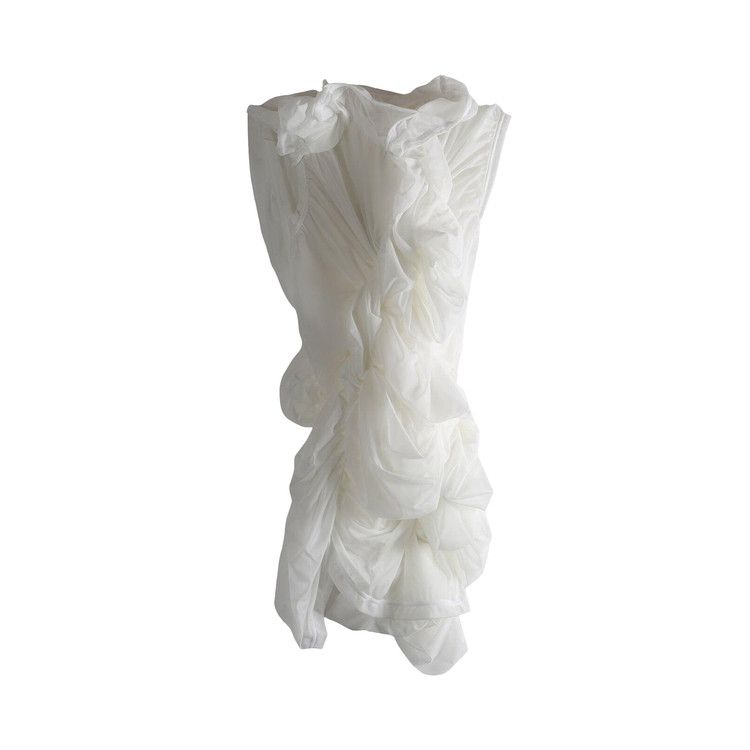 

Футболка Comme des Garçons Sleeveless Pleated T-Shirt, White